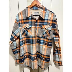 Ablanche New York‎ Plaid Button-Down Long Sleeve Shirt Men’s XL
